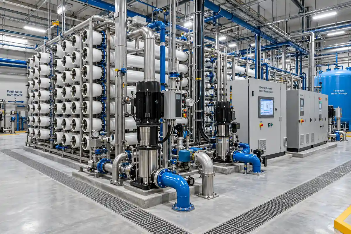 ZLD crystallizer and solid salt handling system for industrial brine