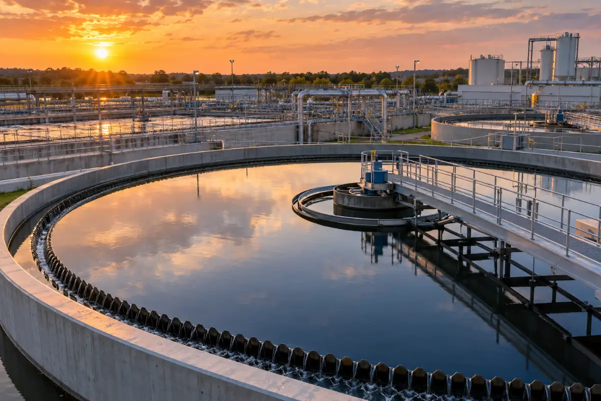 MVR evaporator system layout for industrial wastewater concentration