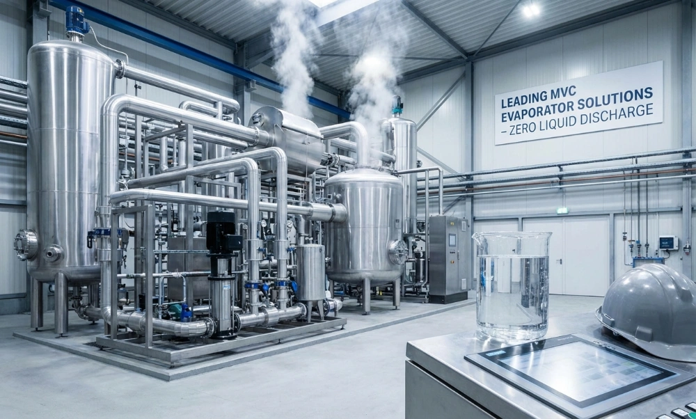 Leading MVC Evaporator Manufacturer Zero Liquid Discharge