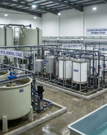 Electroplating wastewater treatment