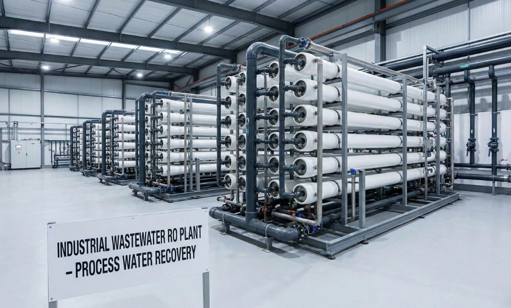 RO Desalination Plant for Industrial Wastewater Use