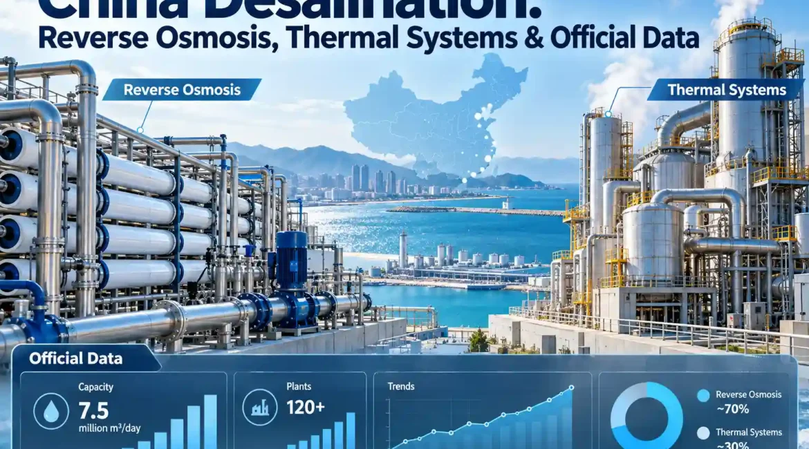 China Desalination Reverse Osmosis, Thermal Systems & Official Data
